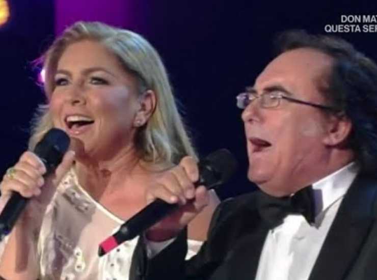 Albano Carrisi gelato da Romina Power - stylology.it.it (Fonte foto Rai Play)
