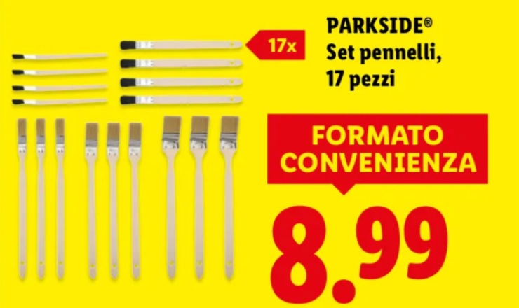 Set di pennelli Lidl - Stylology.it
