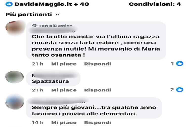 Commenti sui social - Stylology.iy