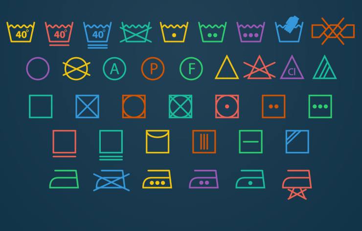 Icone capi e detersivi