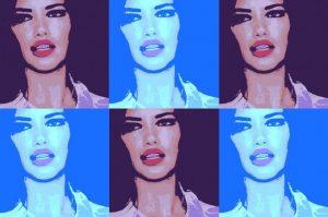 Adriana Lima Pop Art