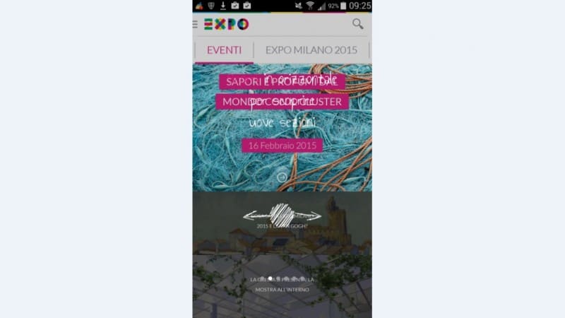 Expo 2015 app