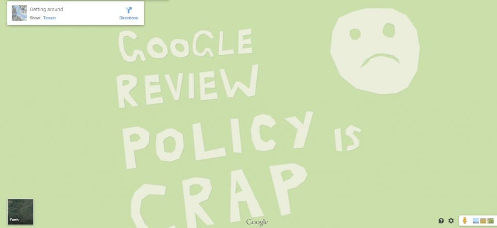 Google Review Policy is crap