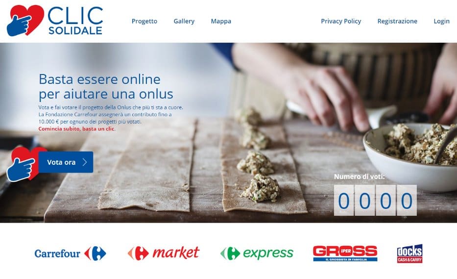 Clic Solidale Fondazione Carrefour