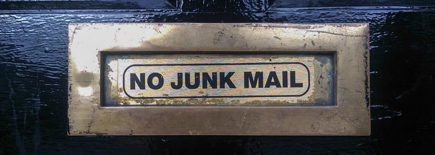 Spam o Junk Mail (Photo free Pixabay)