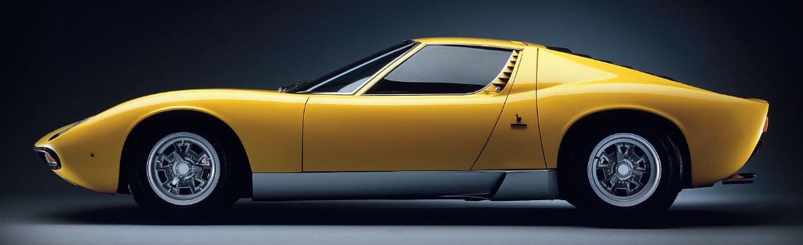 Lamborghini Miura (photo www.lamborghini.com)