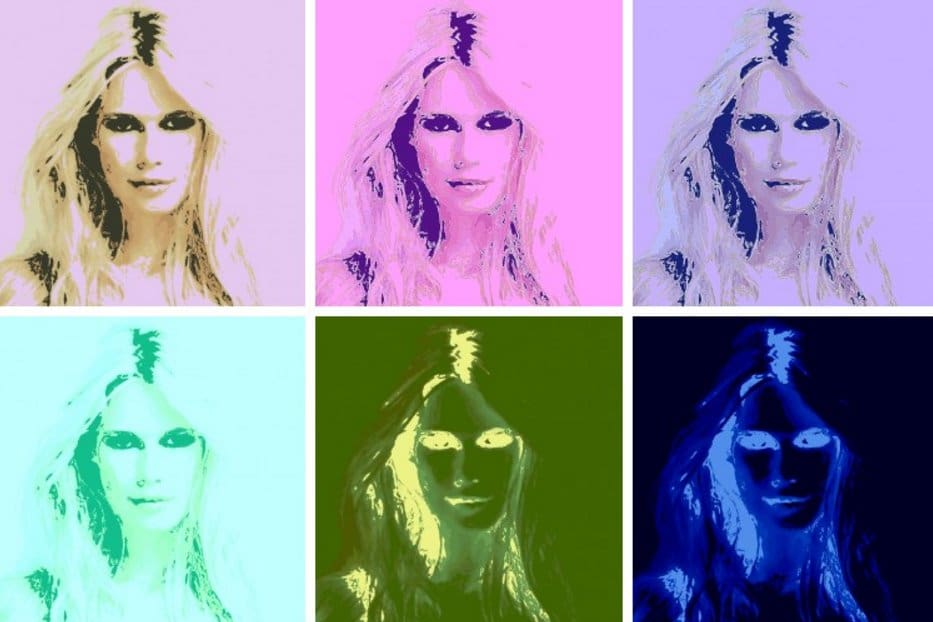 Claudia Schiffer Popart