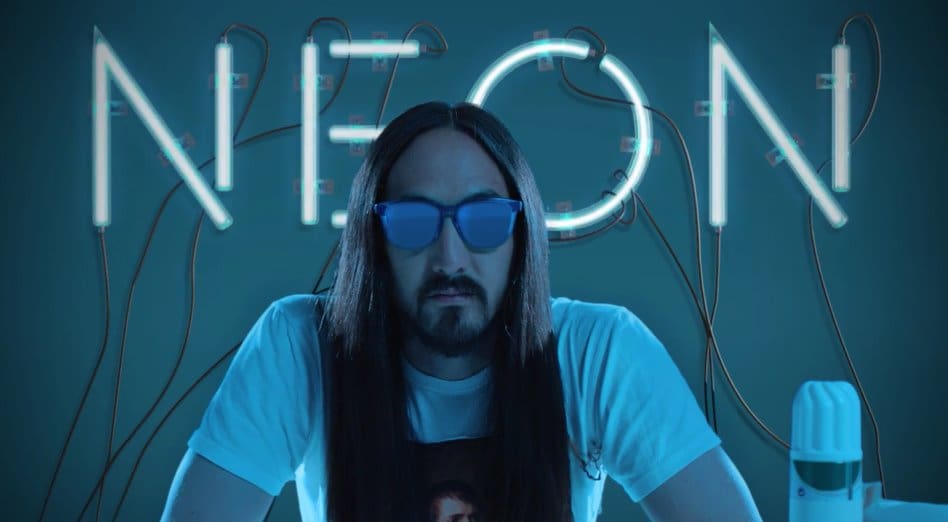 Hawkers Neon Steve Aoki