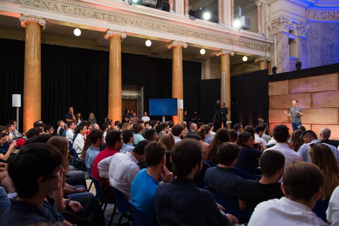 Mark Zuckerberg a Roma