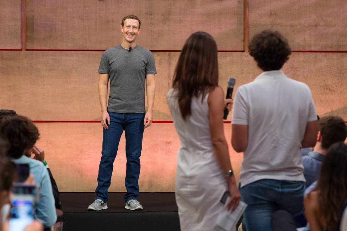 Mark Zuckerberg a Roma