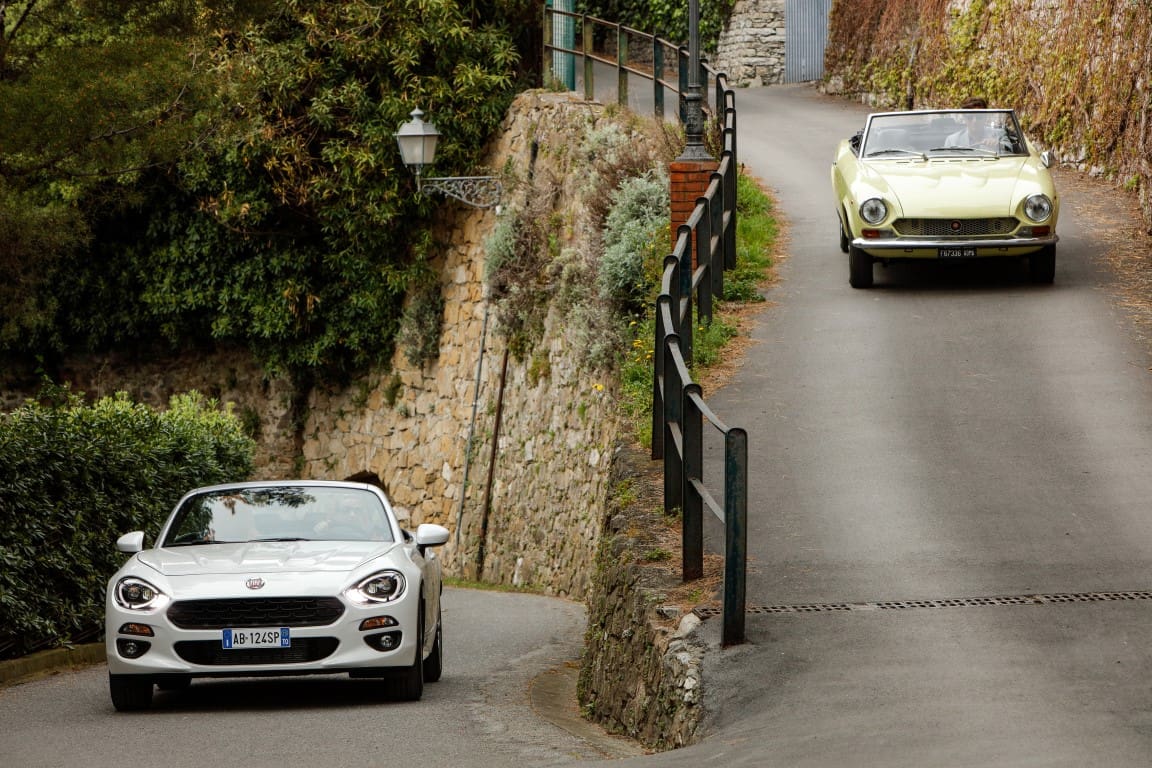 Fiat 124 Spider: ieri e oggi