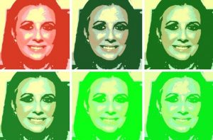 Laura Biagiotti popart