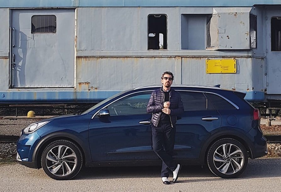 Kia Niro con Silvio De Rossi (shooting Stylology)