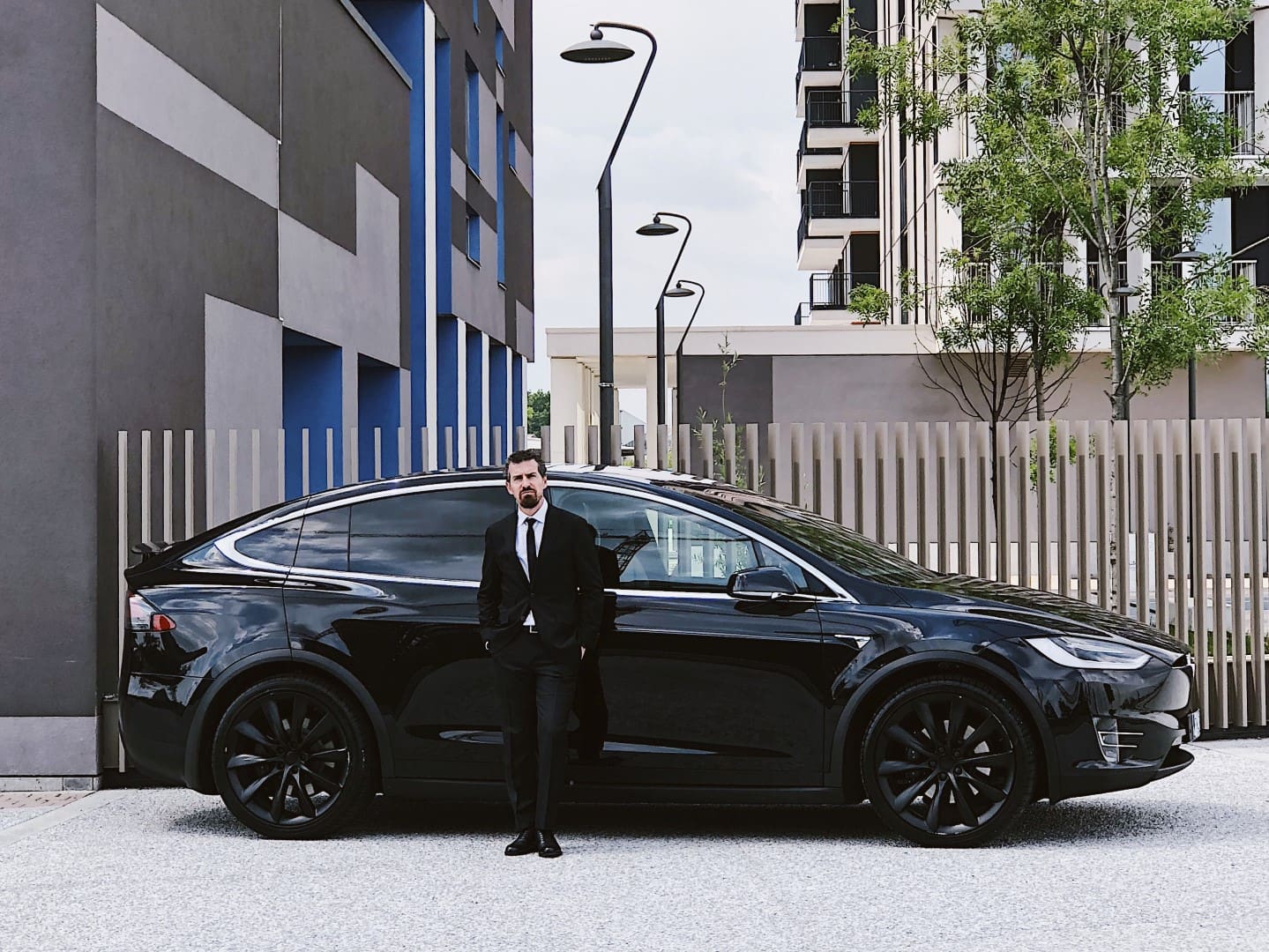 Tesla Model X con Silvio De Rossi