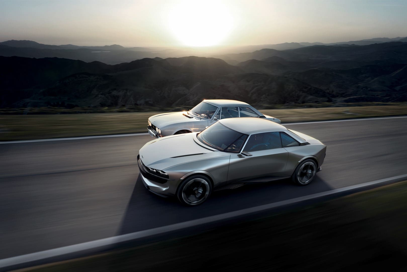 Peugeot e-legend concept 504 coupé