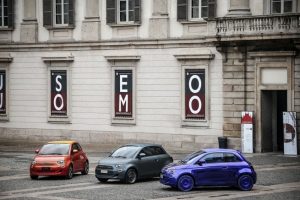 fiat 500 elettrica Armani, Bulgari, Kartell
