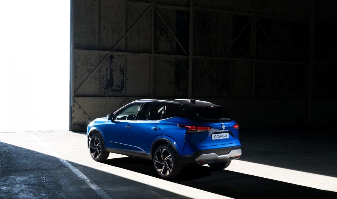 Nissan Qashqai vista posteriore