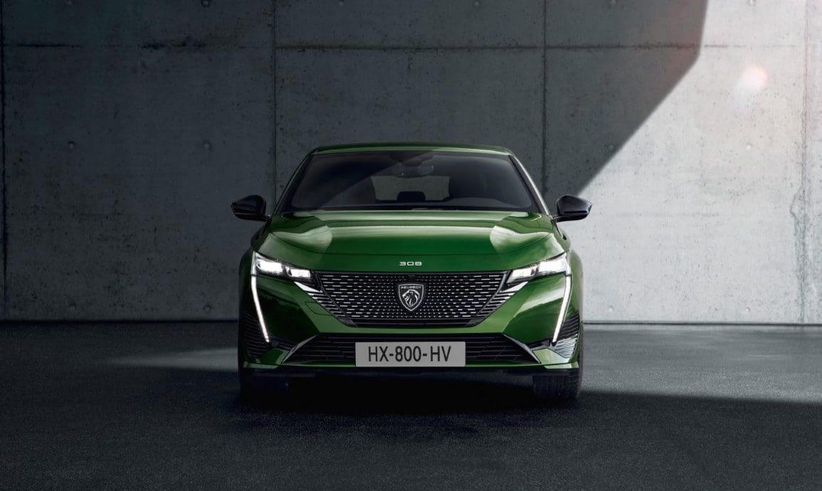nuova Peugeot 308 fari LED