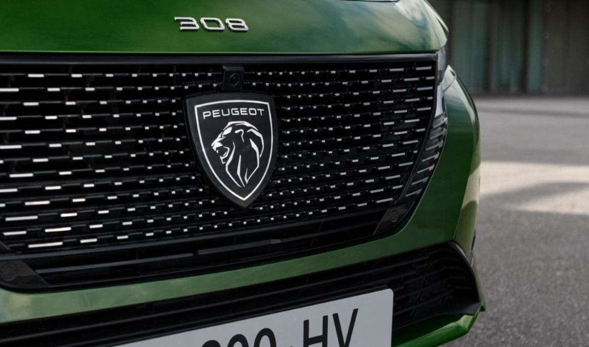nuova Peugeot 308 logo Leone