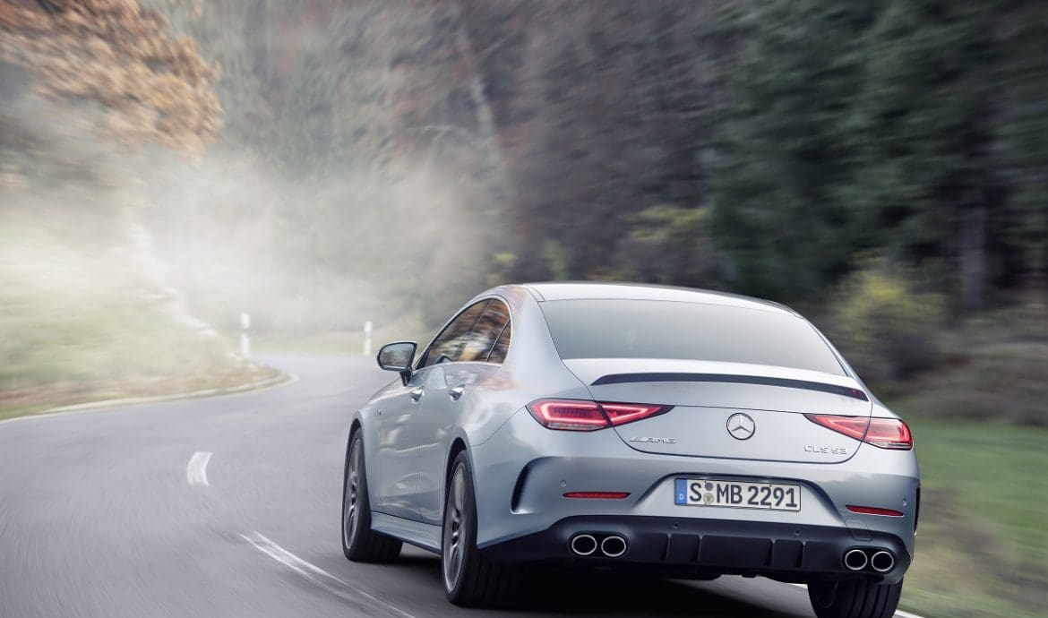 Mercedes 53 CLS AMG restyling vista posteriore