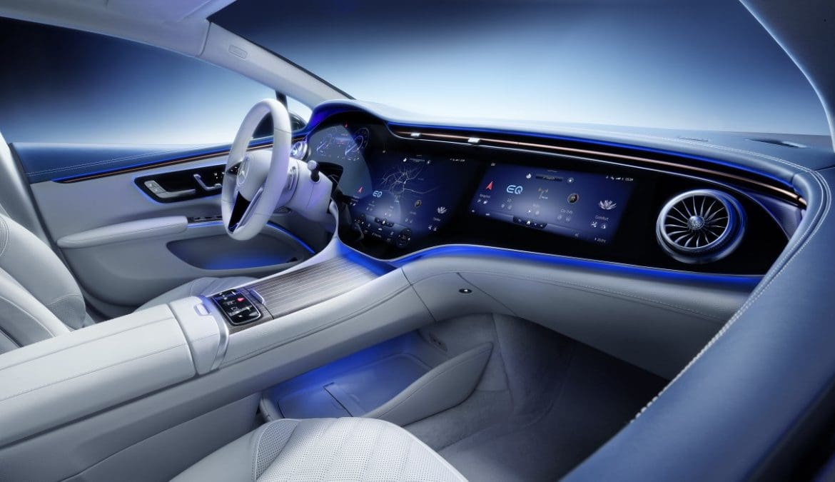 Mercedes-EQ, EQS, tecnologia a bordo
