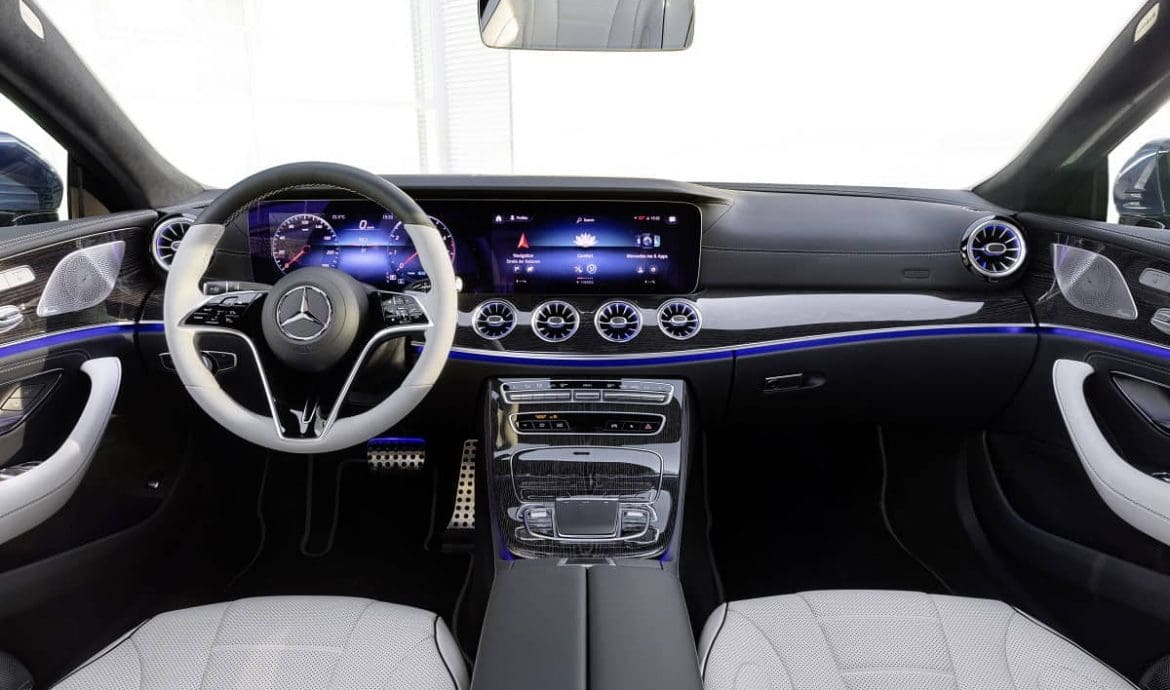 dettaglio interni Mercedes CLS restyling 2021