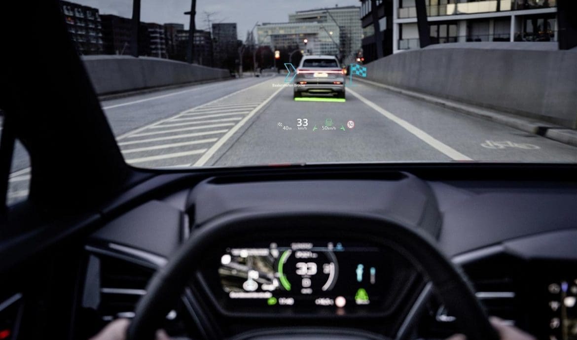 realtà aumentata head up display audi q4 e-tron