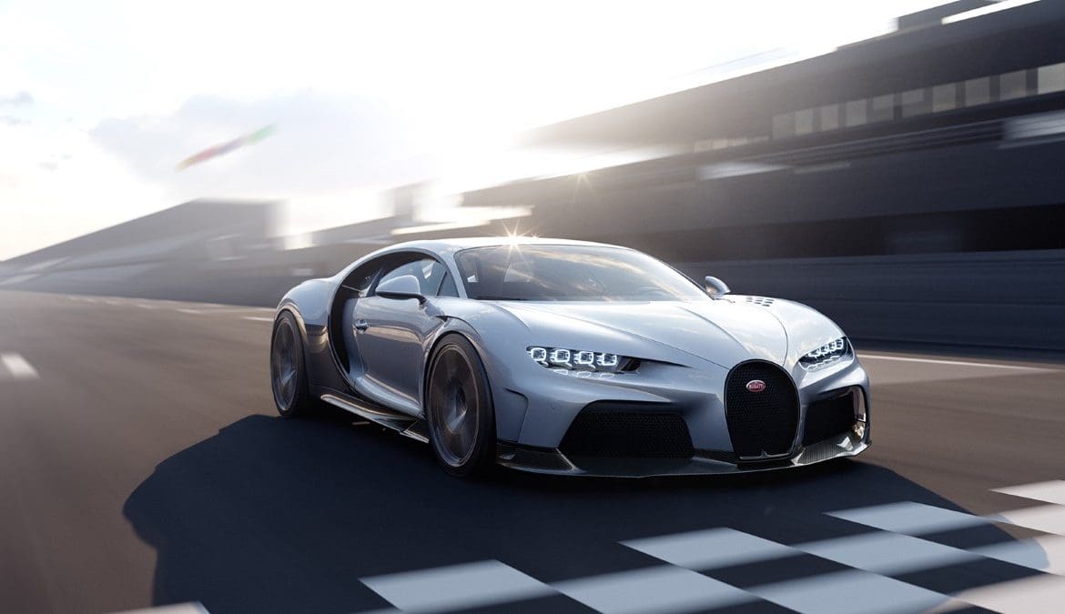 Bugatti Chiron Super Sport vista anteriore