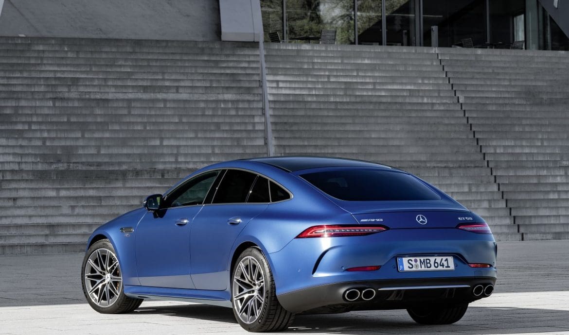 Mercedes-AMG GT Coupé4 vista posteriore