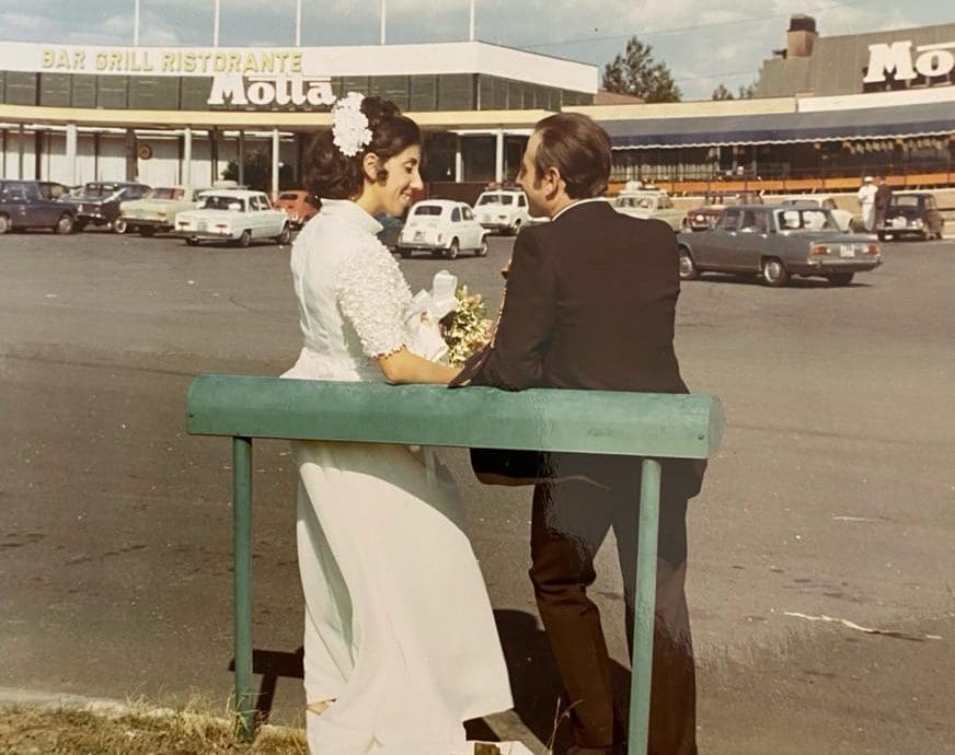 matrimonio autogrill 50 anni prima
