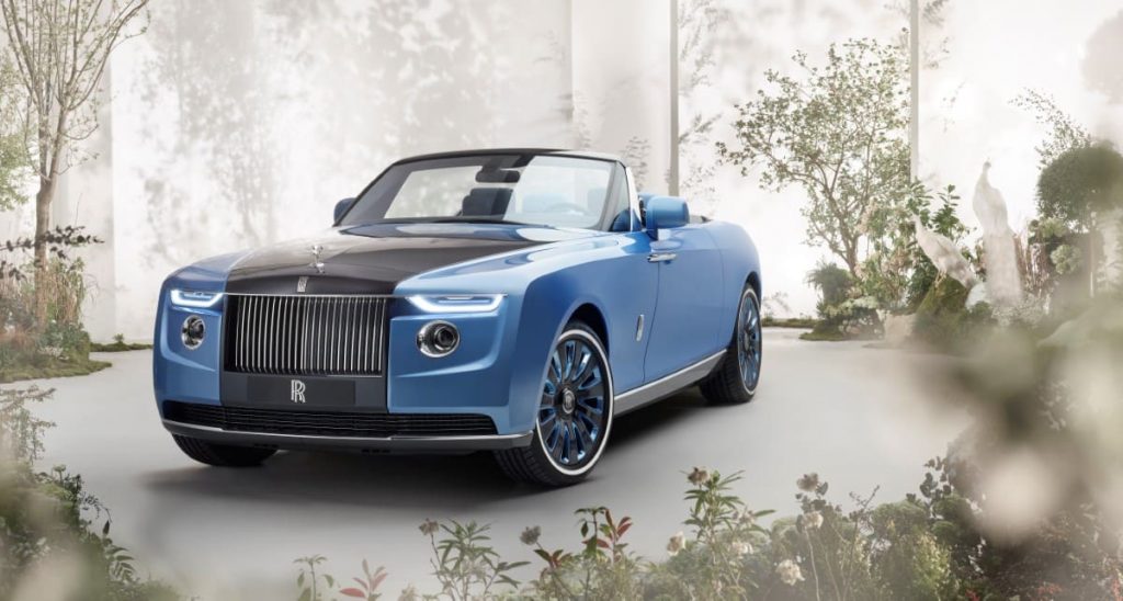 Rolls Royce Boat Tail profilo anteriore