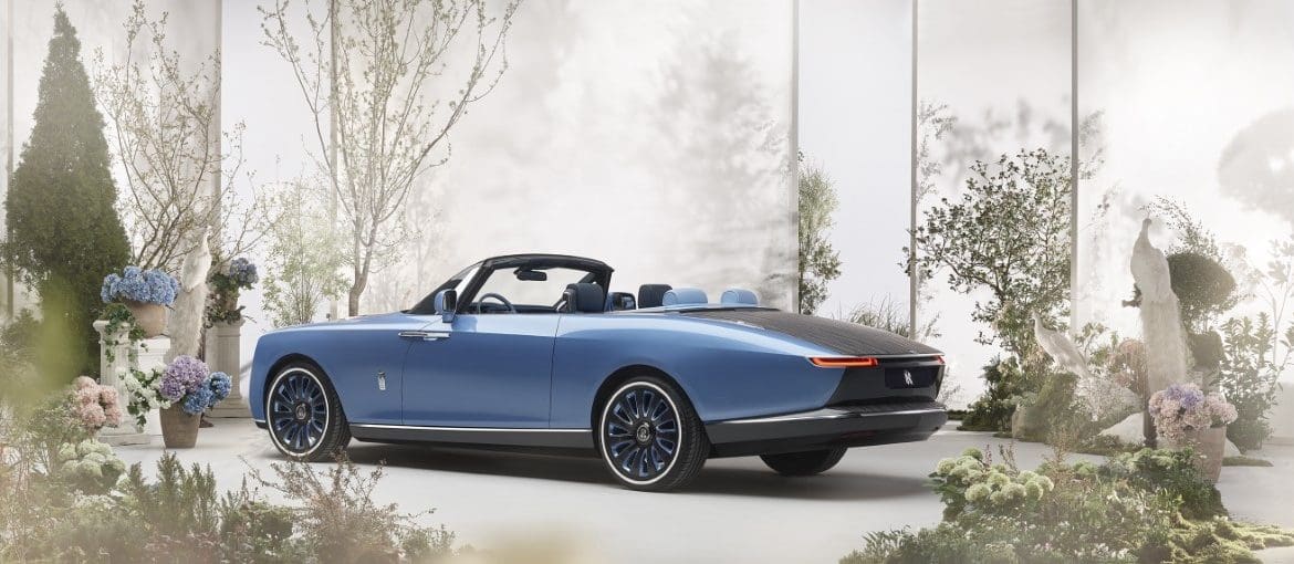 Rolls Royce Boat Tail vista posteriore