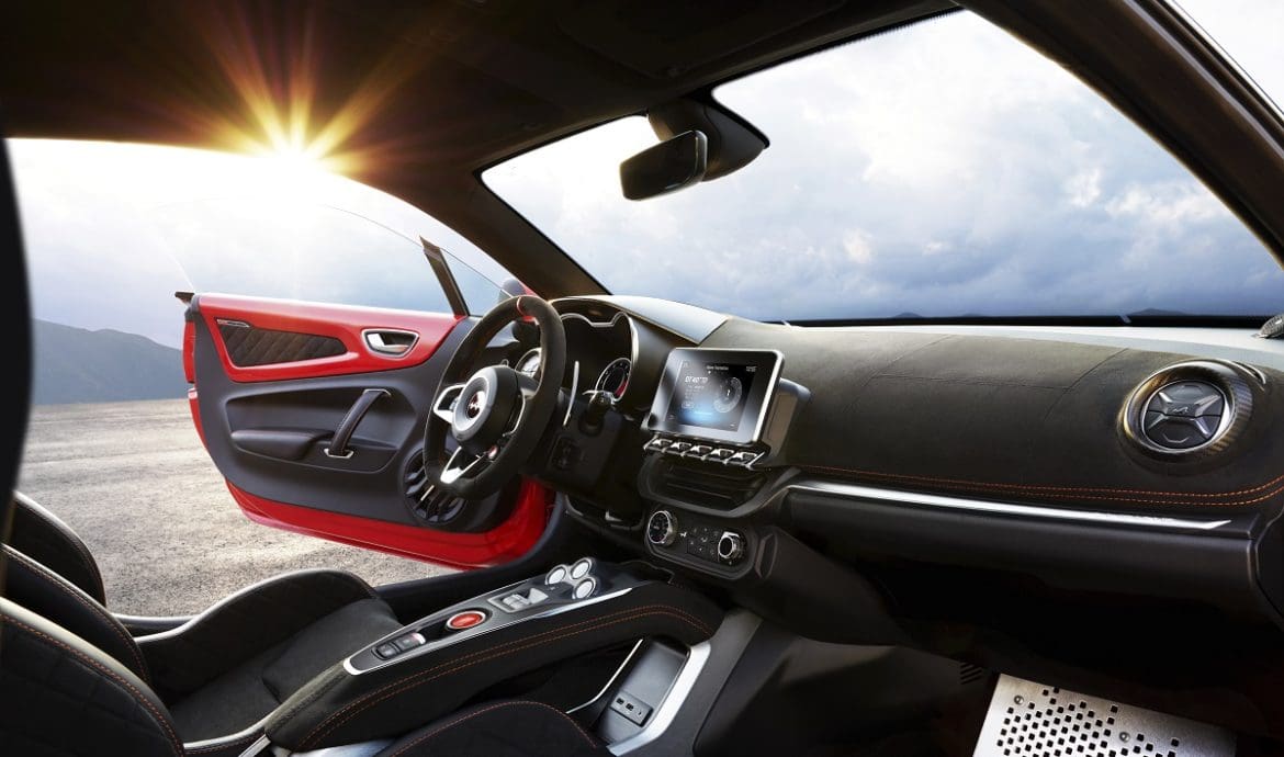 nuova Alpine A110 S interni