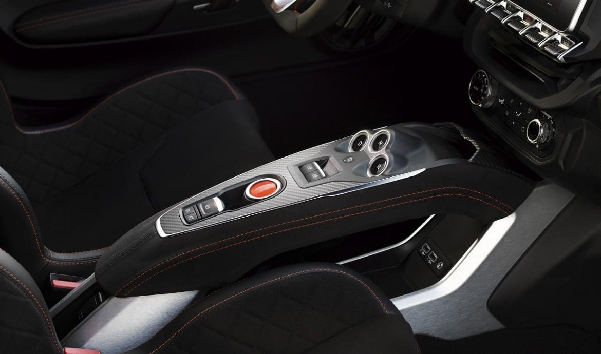 ALPINE A110S dettaglio interni