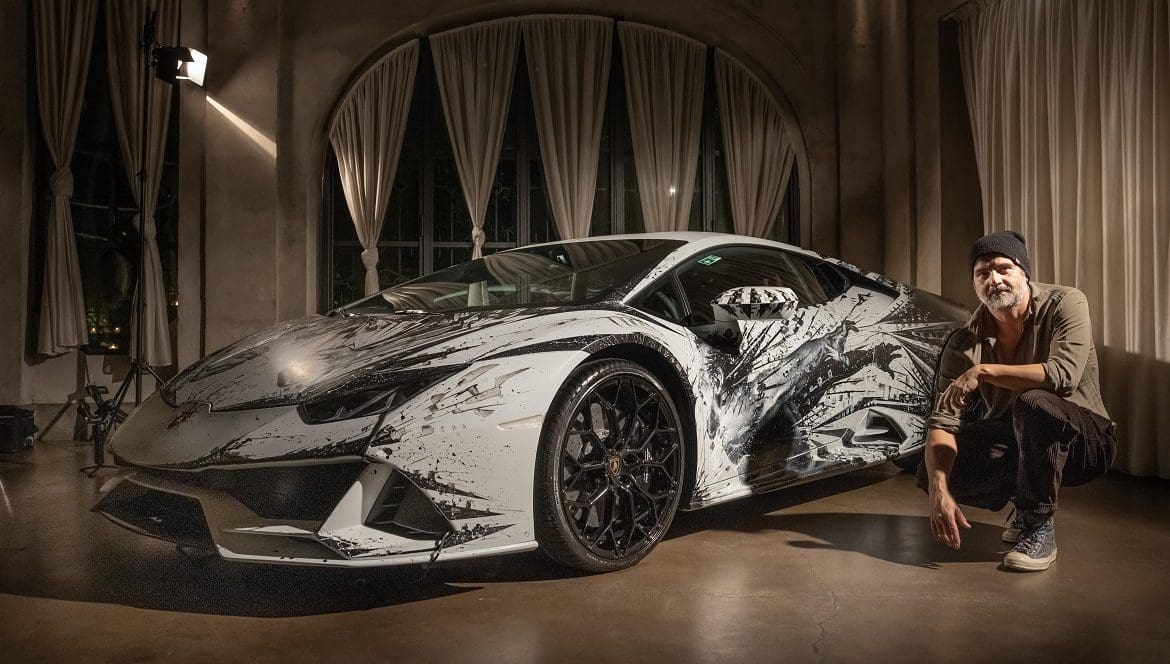 Paolo Troilo con Lamborghini EVO Huracan