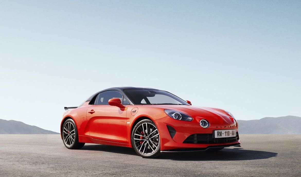 nuova Alpine A110 S profilo