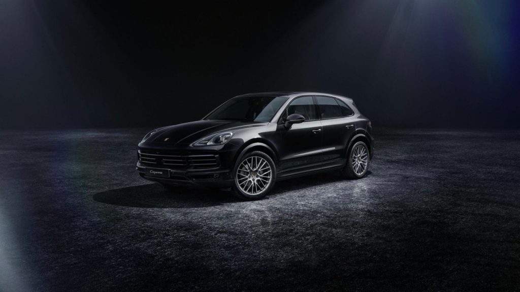 Porsche Cayenne Platinum Edition vista anteriore