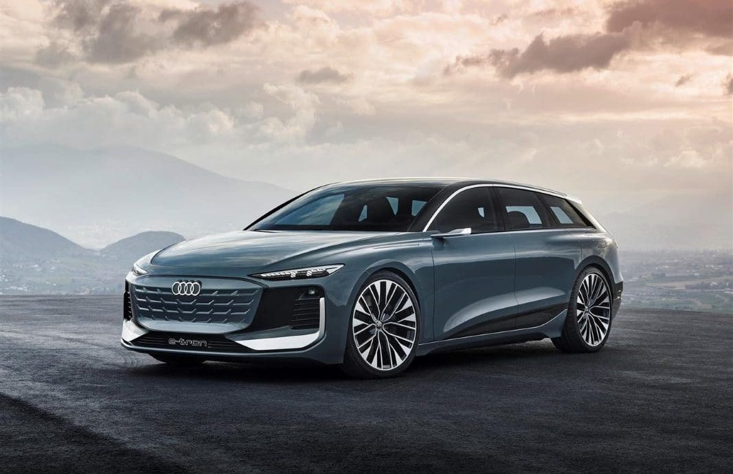 Audi A6 Avant e-tron concept profilo anteriore