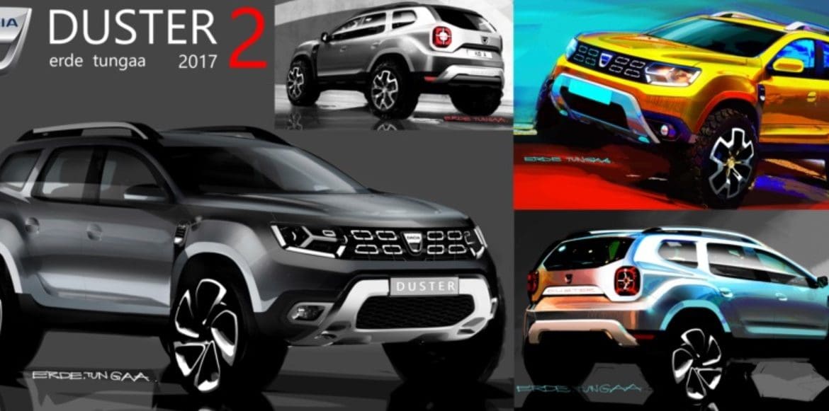 Dacia Duster 2 bozzetti