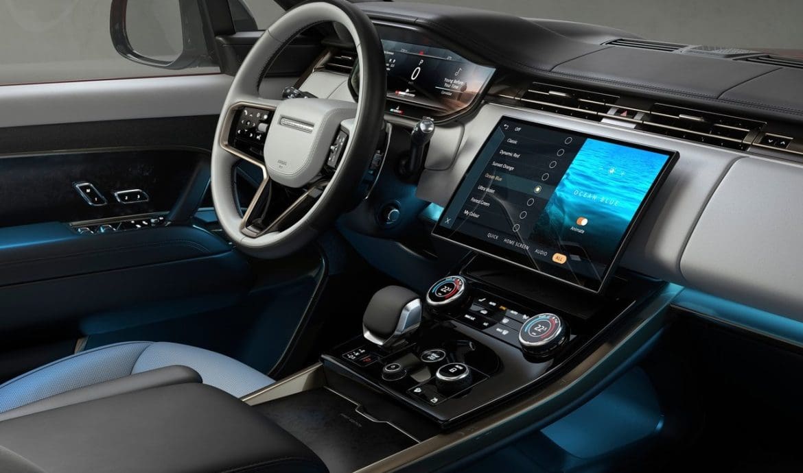 nuova range rover sport interni