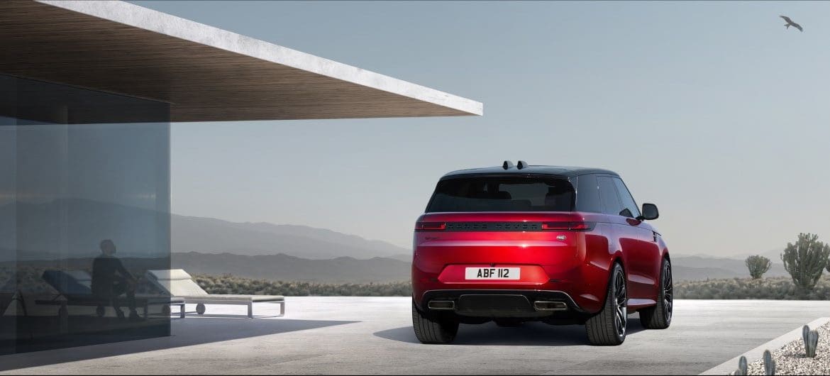 nuova range rover sport posteriore