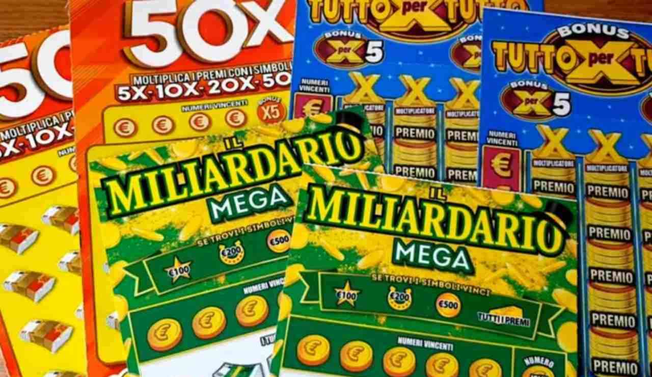 Le vincite con i Gratta e Vinci sono tassate