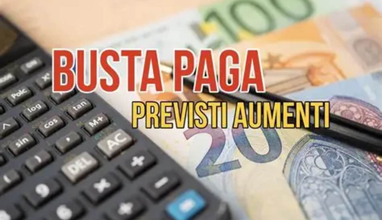 Aumenti in vista in busta paga