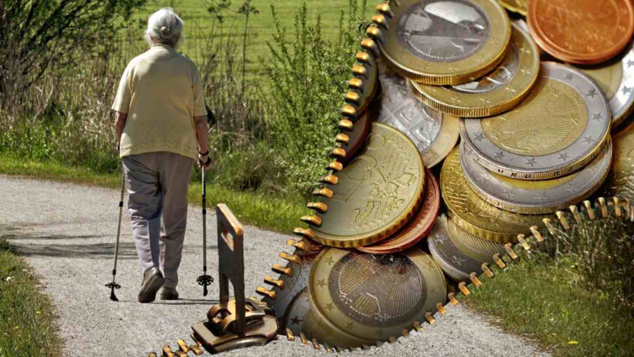 Il taglio sulla pensione per i pensionati