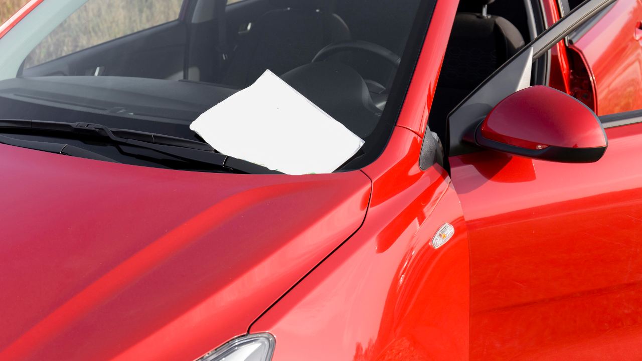 La truffa del volantino sul parabrezza