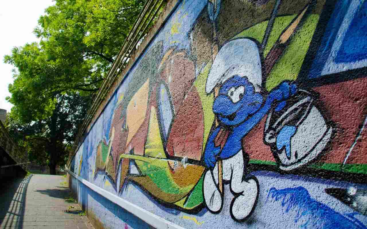 Imperdibile borgo dei puffi in Campania