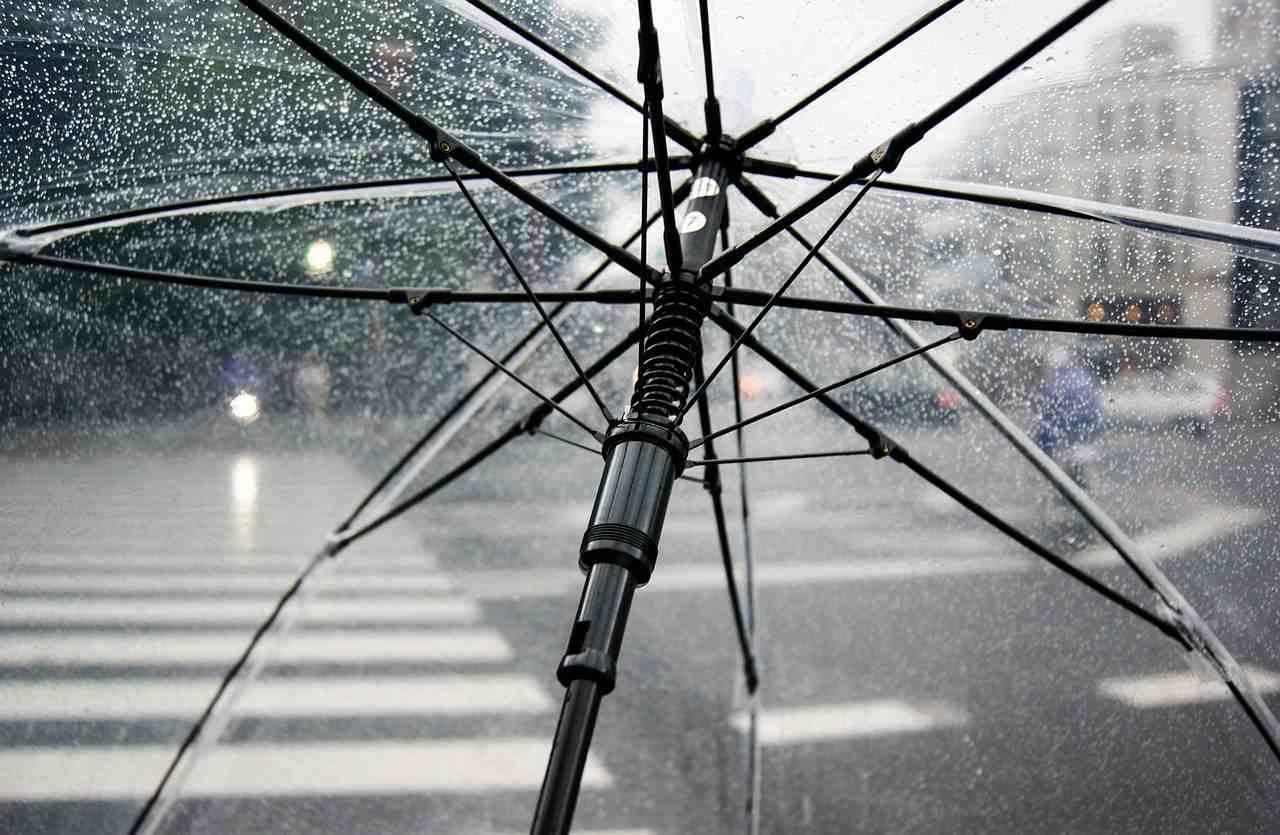 ombrello trasparente